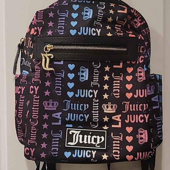 Juicy Couture Rainbow Logo Backpack
